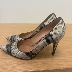 Sergio Rossi Snakeskin Heels